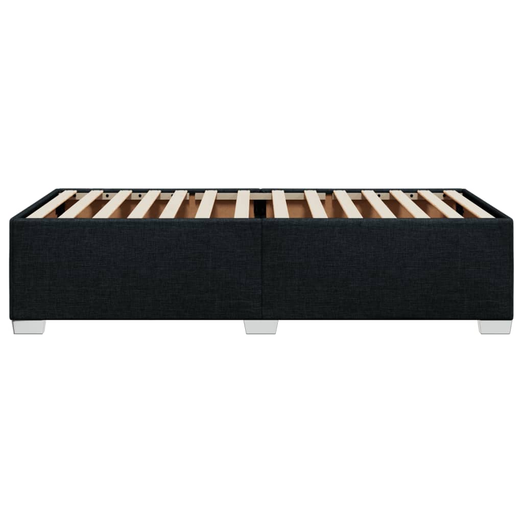 sengeramme uden madras 90x200 cm stof sort