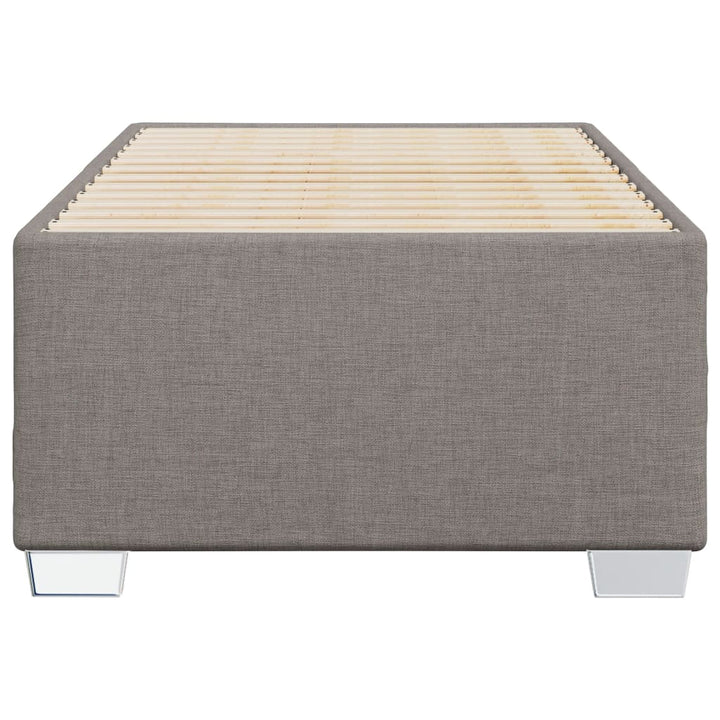 sengeramme uden madras 90x200 cm stof gråbrun