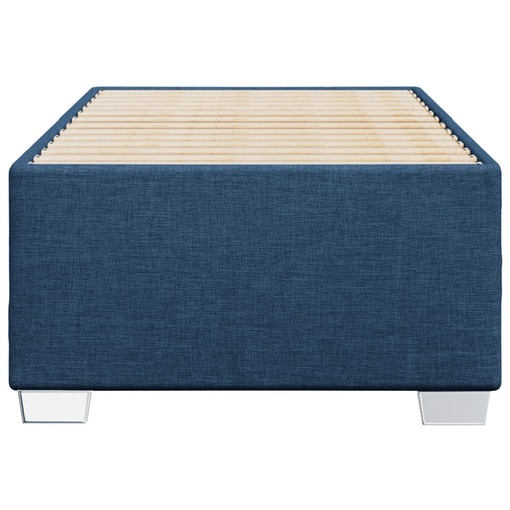 sengeramme uden madras 90x200 cm stof blå