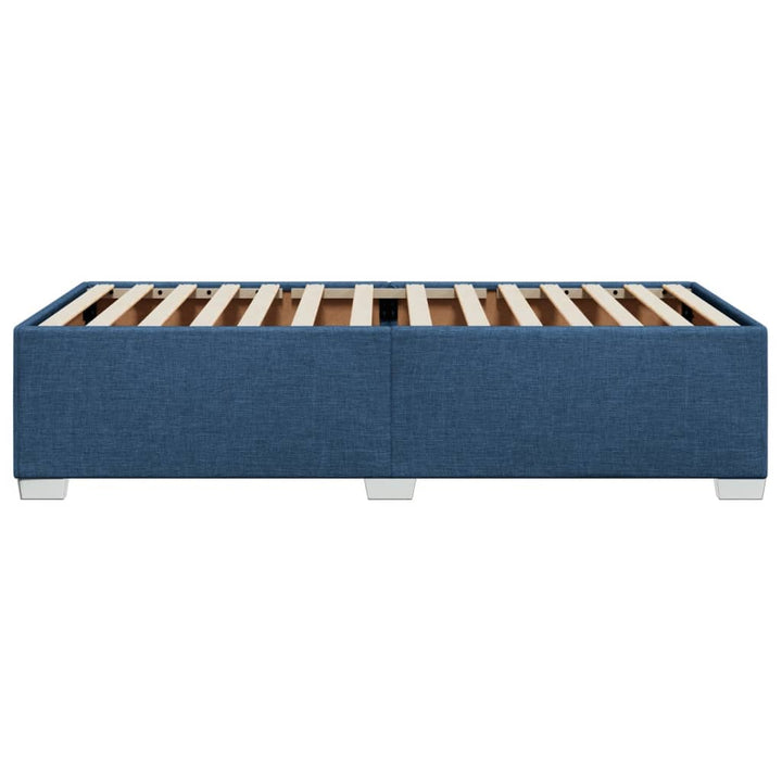 sengeramme uden madras 90x200 cm stof blå