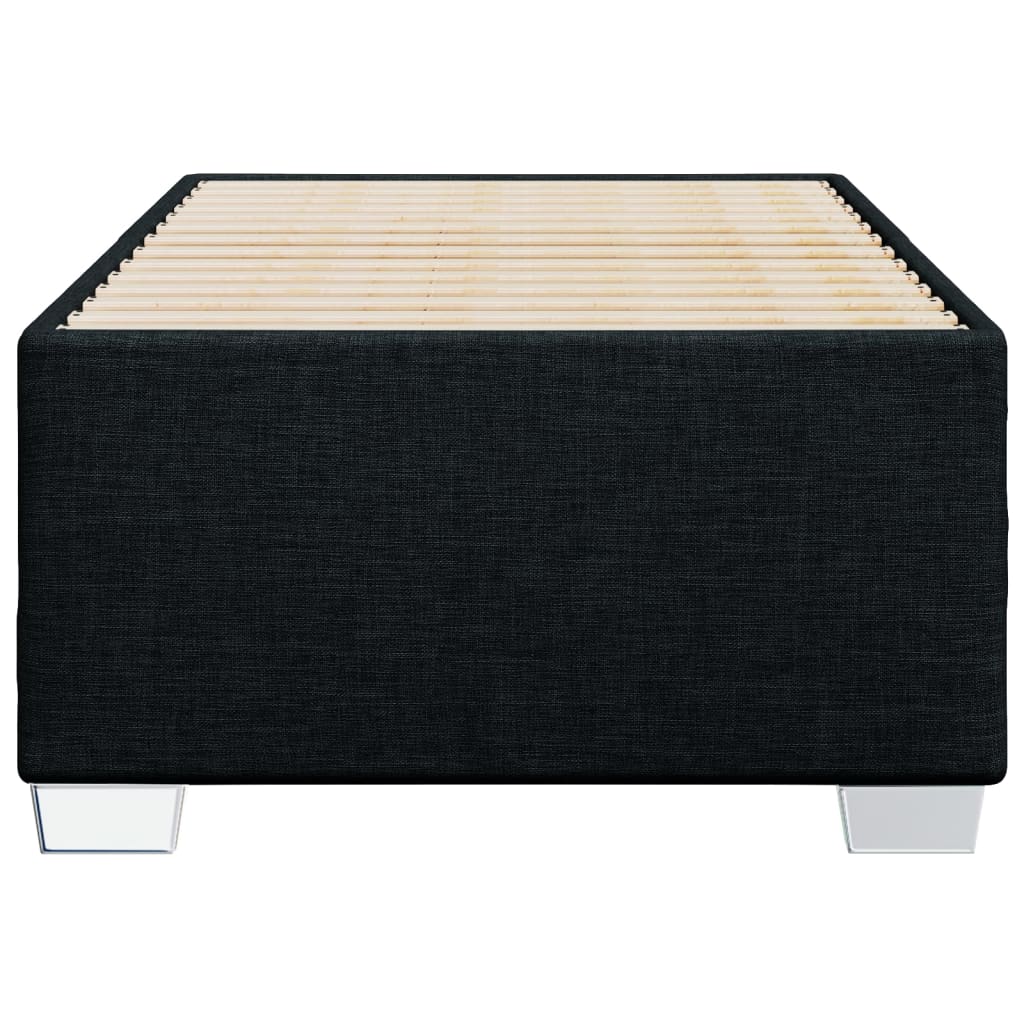 Sengeramme uden madras Sort 100x200 cm Stof