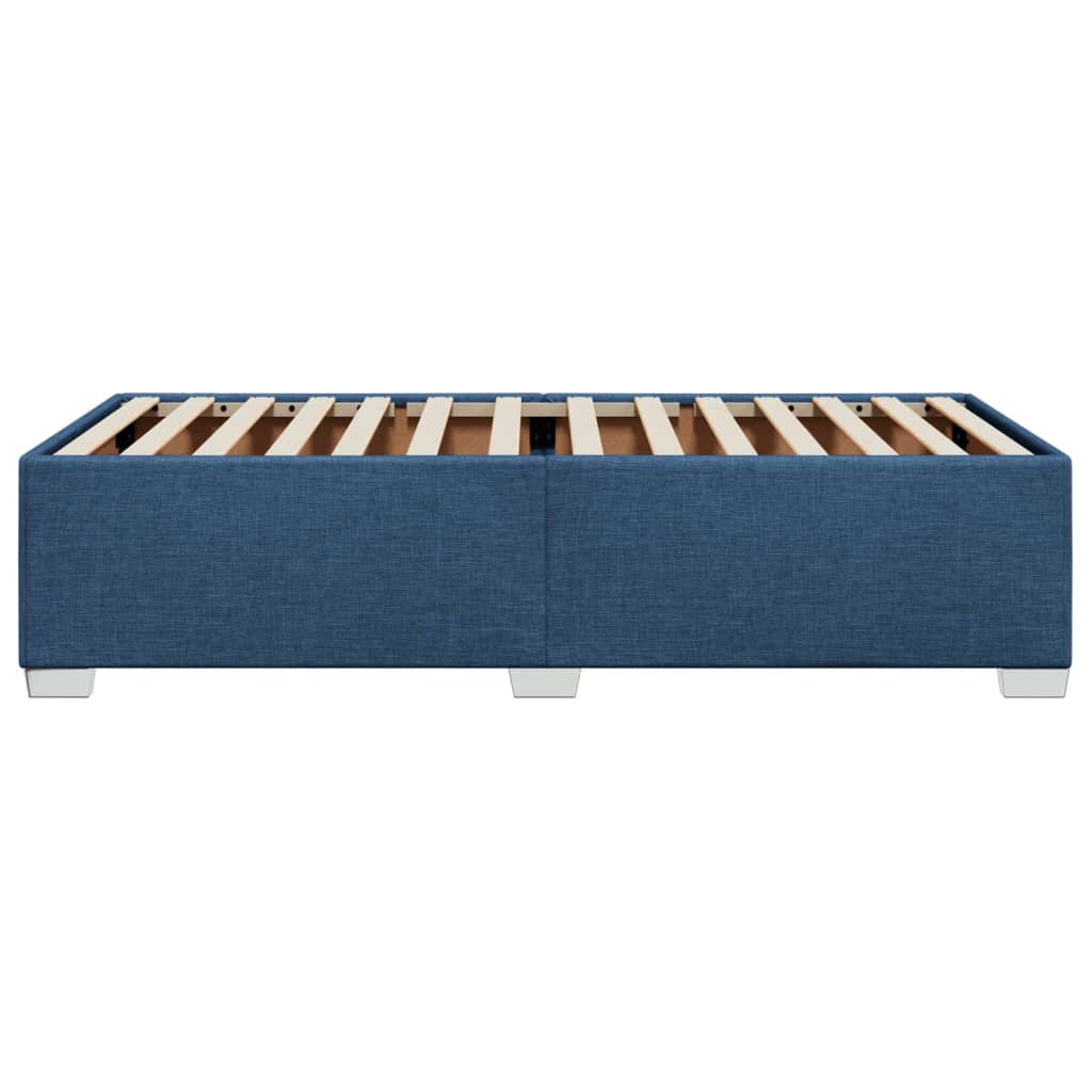 sengeramme uden madras 100x200 cm stof blå