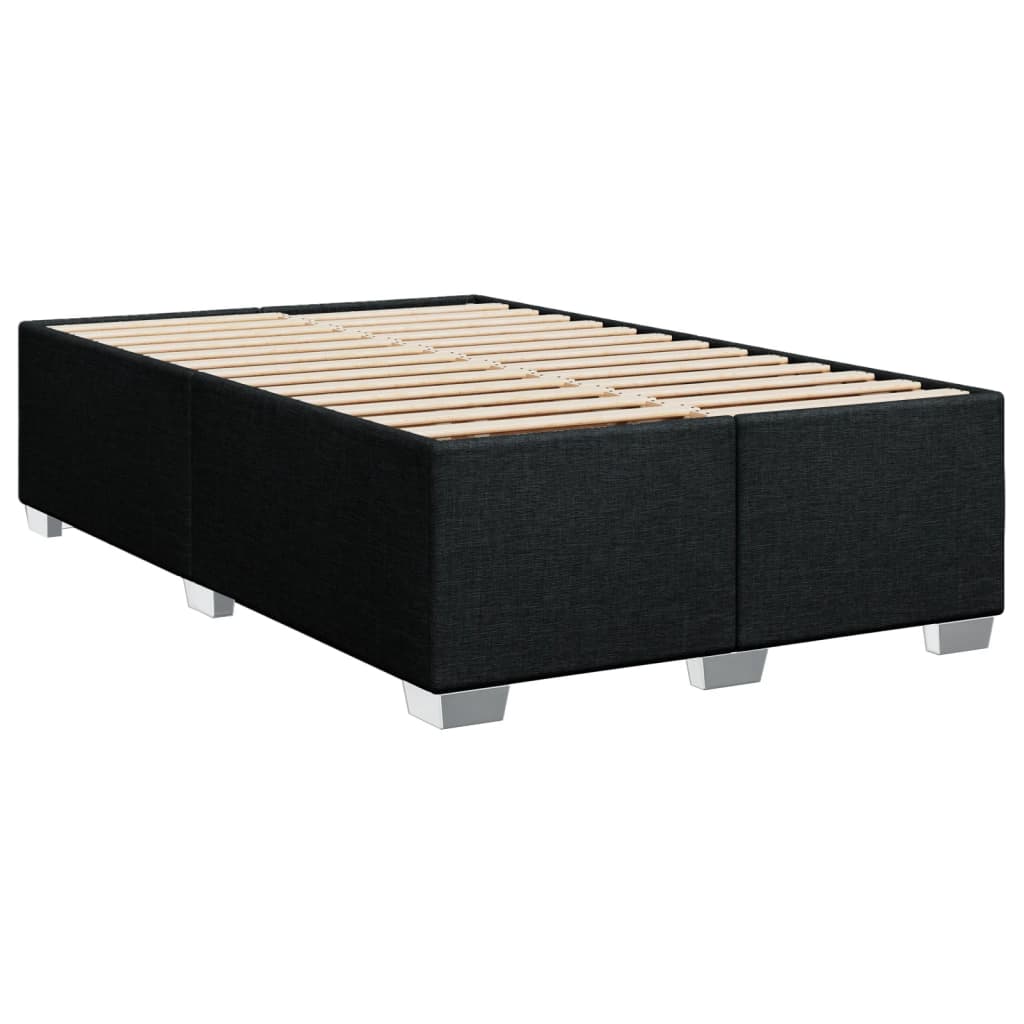 sengeramme uden madras 120x190 cm stof sort