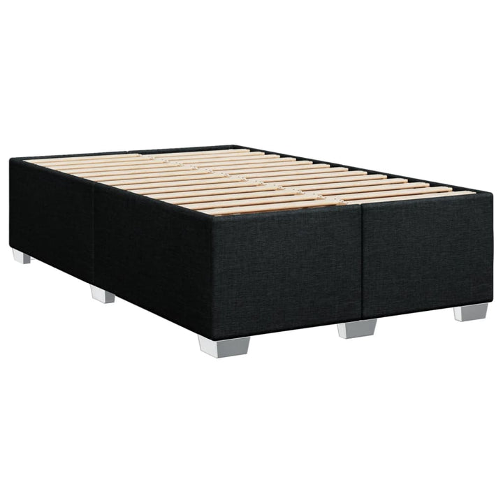 sengeramme uden madras 120x190 cm stof sort