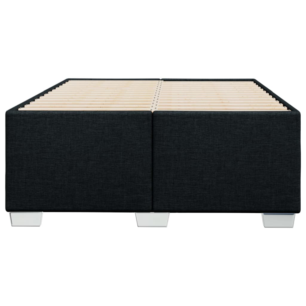 sengeramme uden madras 120x190 cm stof sort