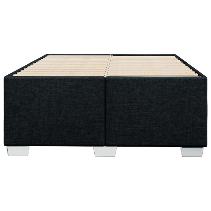 sengeramme uden madras 120x190 cm stof sort