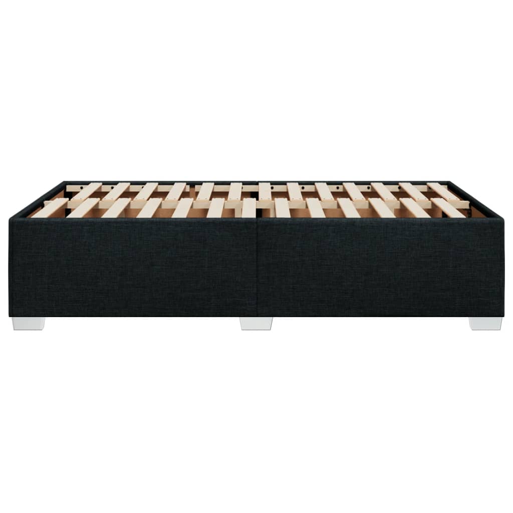 sengeramme uden madras 120x190 cm stof sort