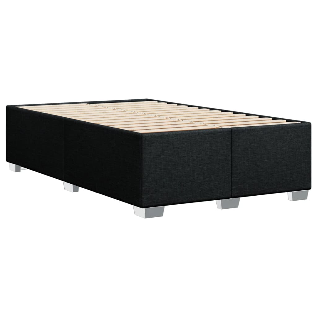 sengeramme uden madras 120x190 cm stof sort