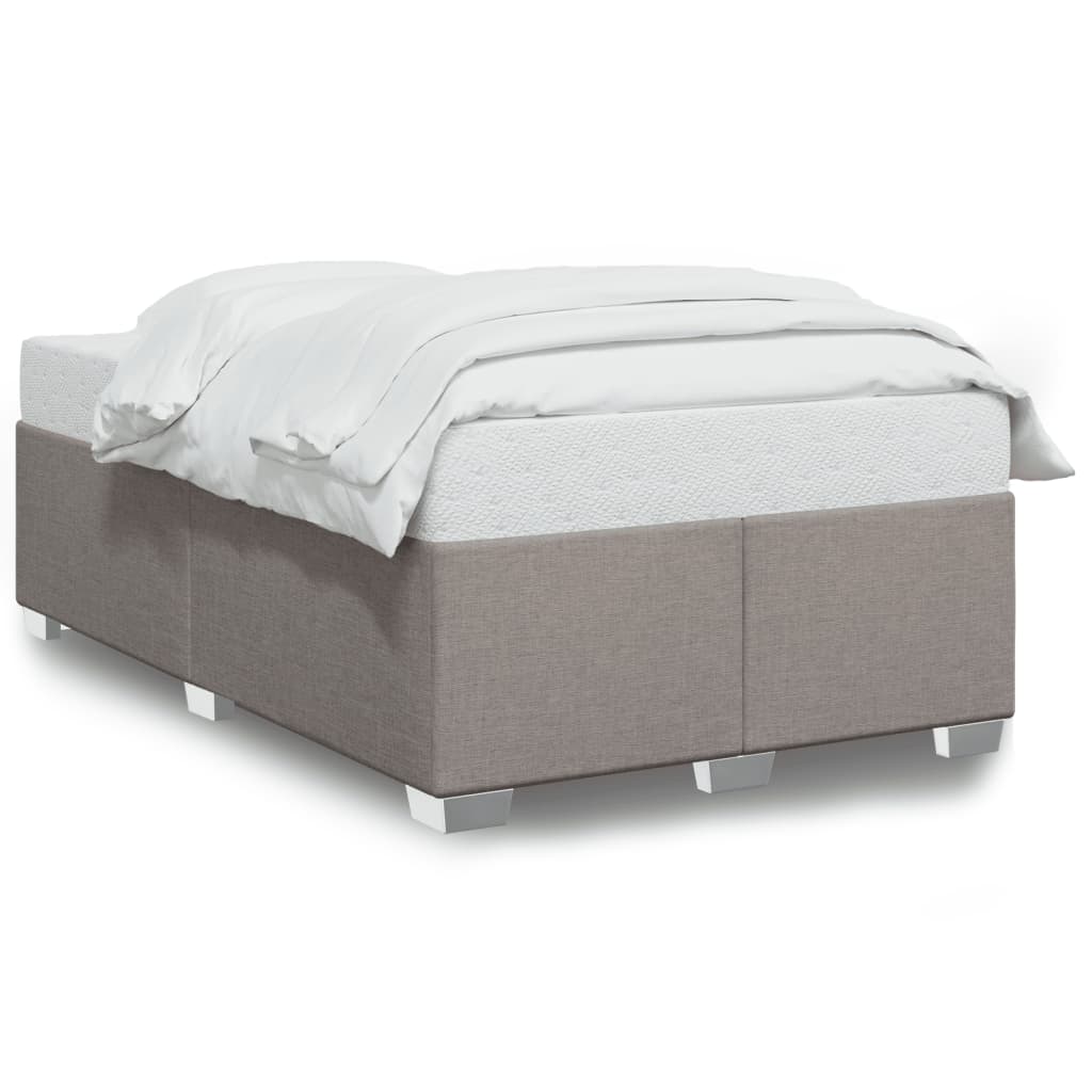 sengeramme uden madras 120x190 cm stof gråbrun