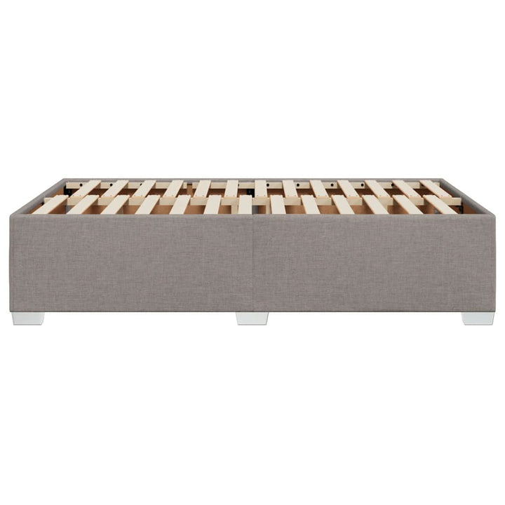sengeramme uden madras 120x190 cm stof gråbrun