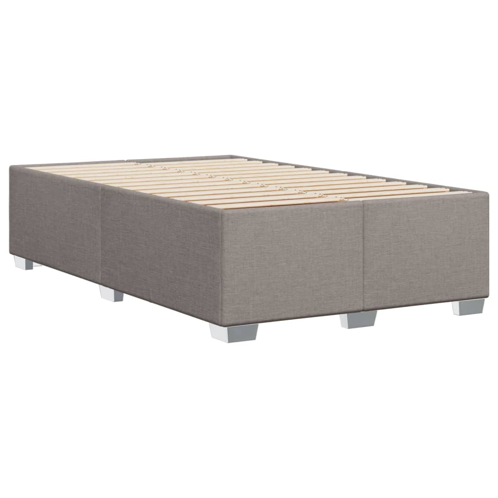 sengeramme uden madras 120x190 cm stof gråbrun