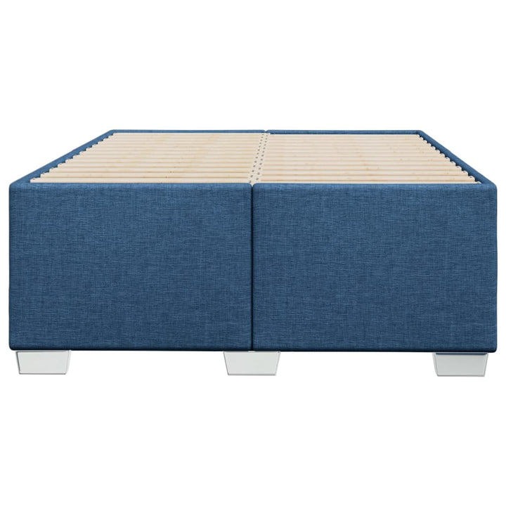 sengeramme uden madras 120x190 cm stof blå