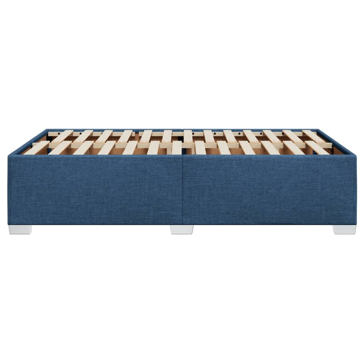 sengeramme uden madras 120x190 cm stof blå