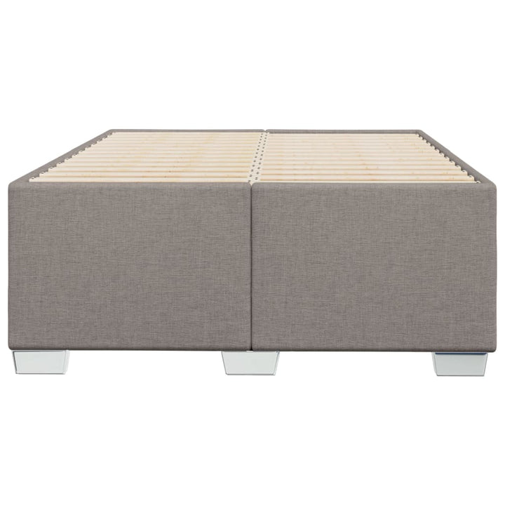 Sengeramme uden madras Taupe 120x200 cm Stof