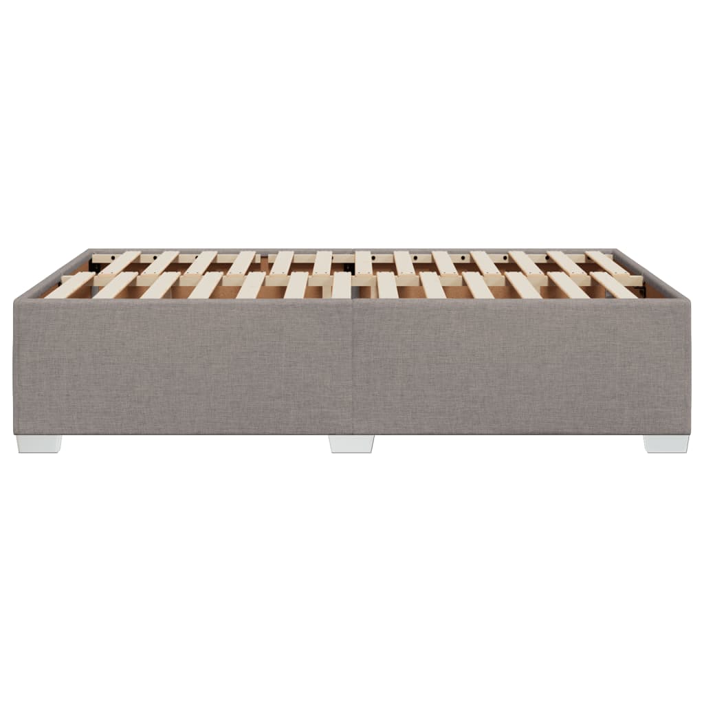 Sengeramme uden madras Taupe 120x200 cm Stof