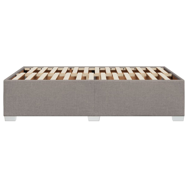 Sengeramme uden madras Taupe 120x200 cm Stof