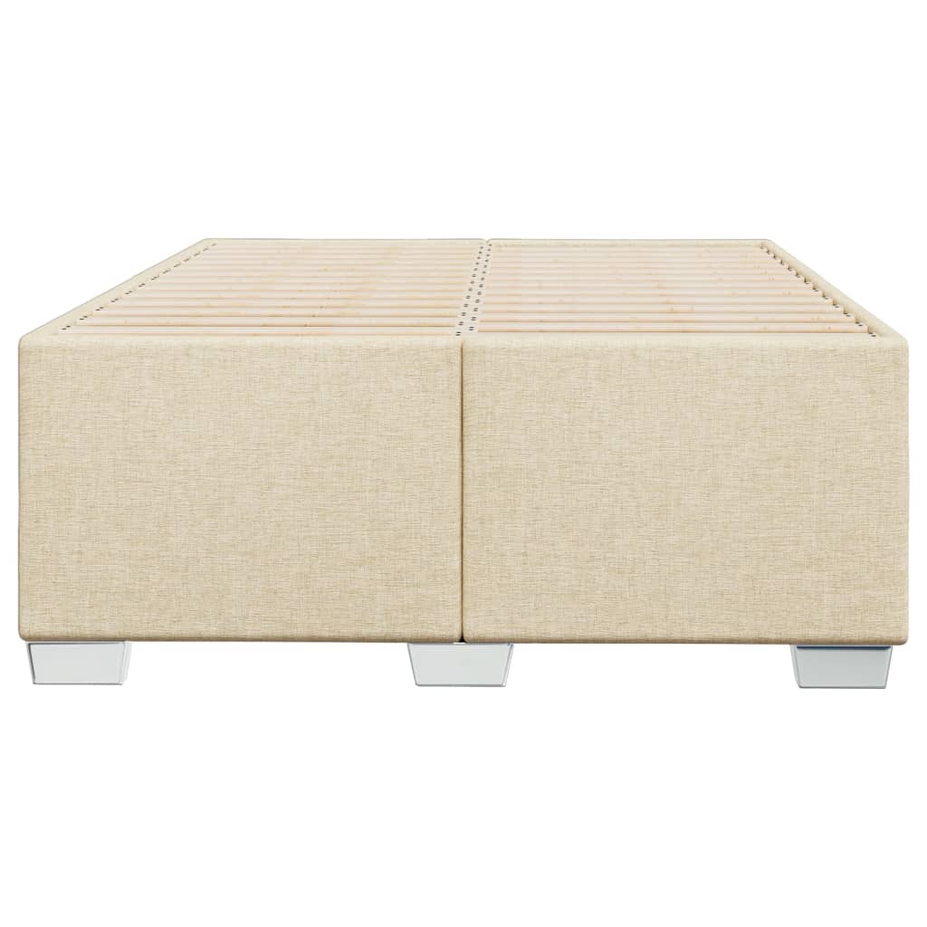Sengeramme uden madras Creme 120x200 cm Stof