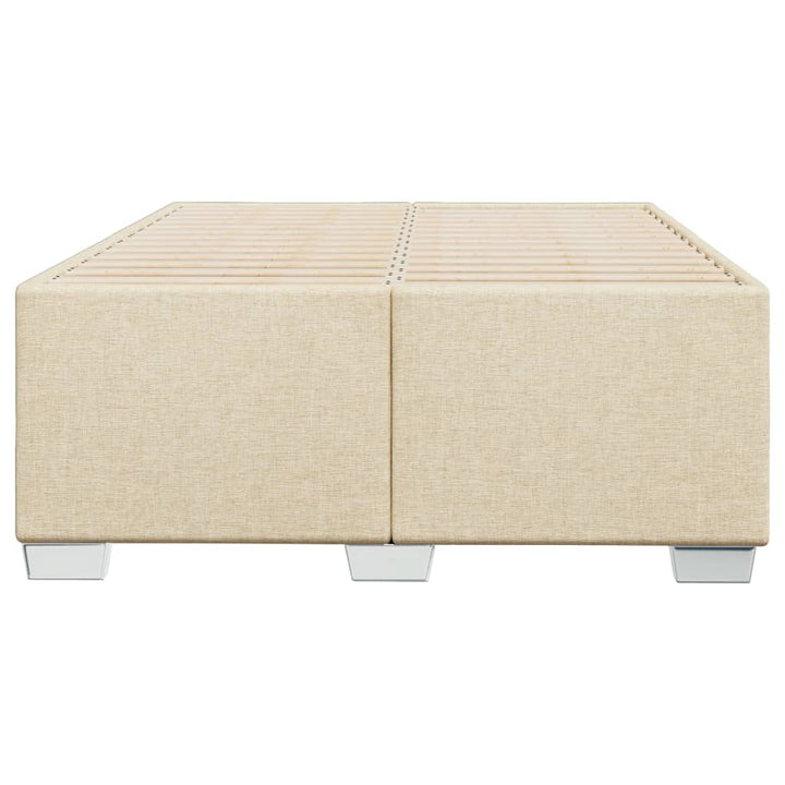 Sengeramme uden madras Creme 120x200 cm Stof