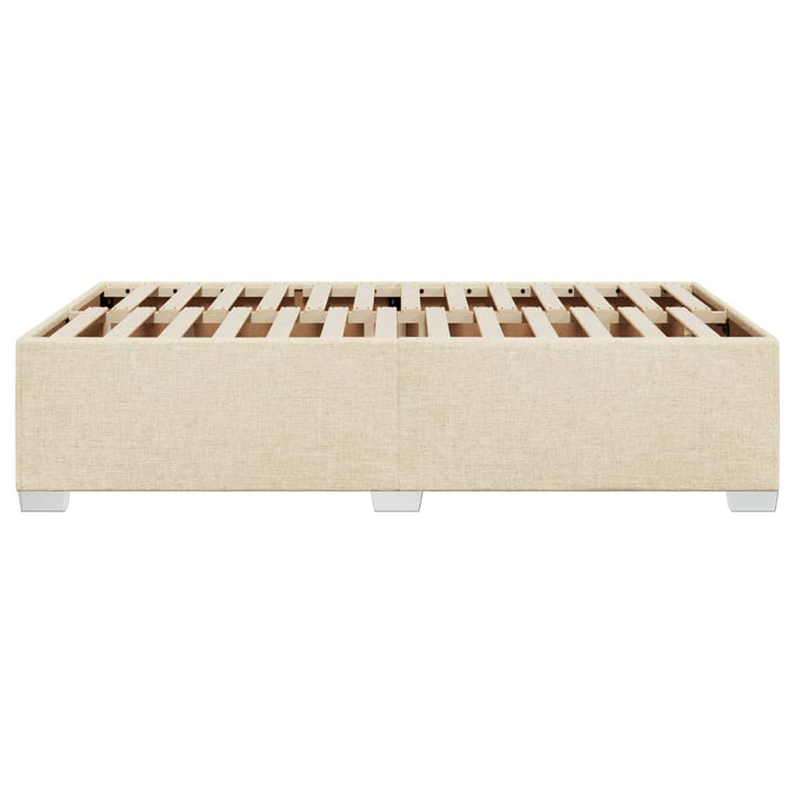 Sengeramme uden madras Creme 120x200 cm Stof