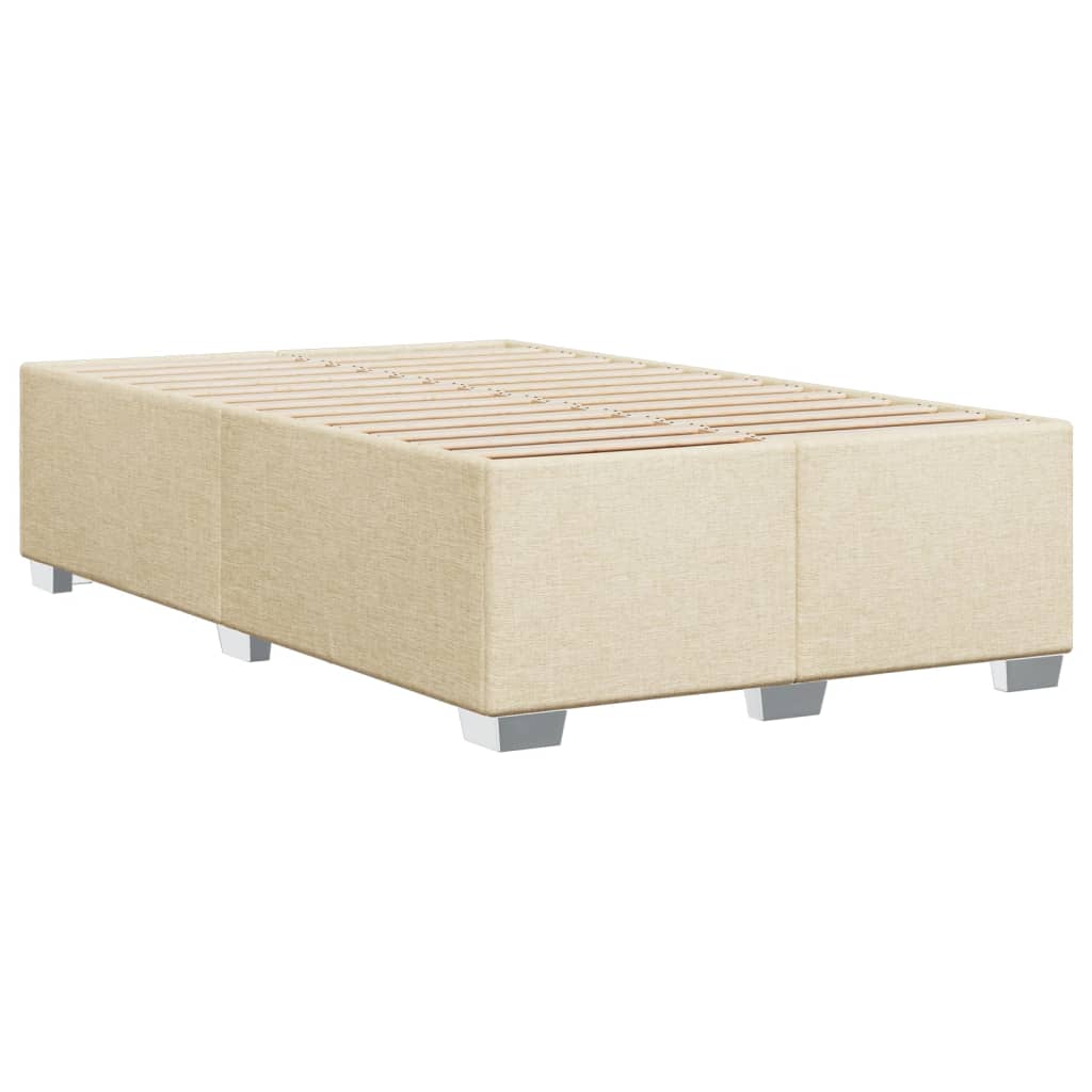 Sengeramme uden madras Creme 120x200 cm Stof