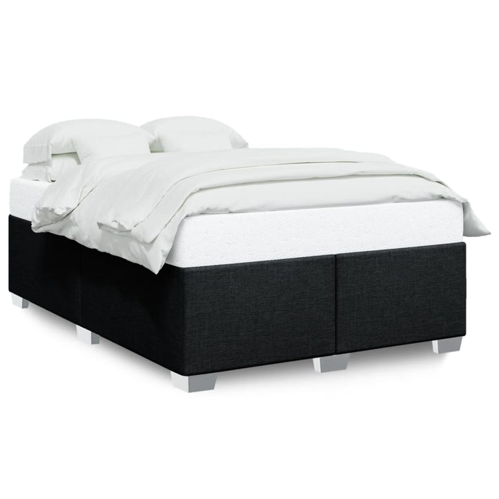 sengeramme uden madras 140x190 cm stof sort