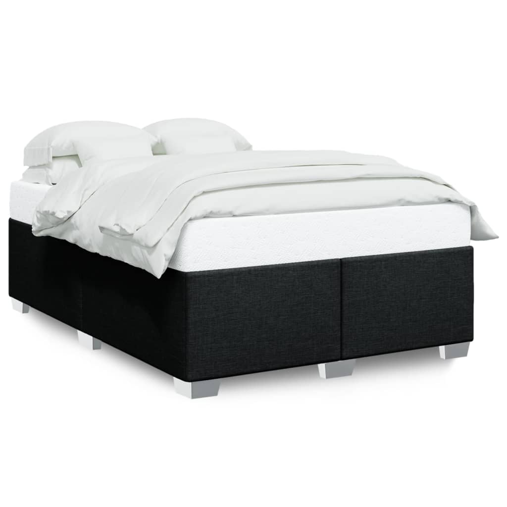 sengeramme uden madras 140x200 cm stof sort