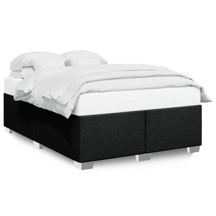 sengeramme uden madras 140x200 cm stof sort