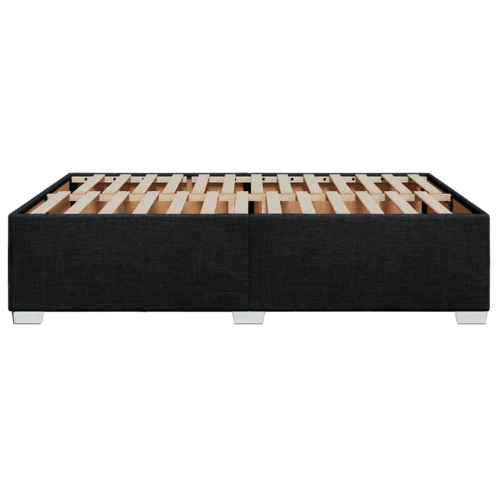 sengeramme uden madras 140x200 cm stof sort