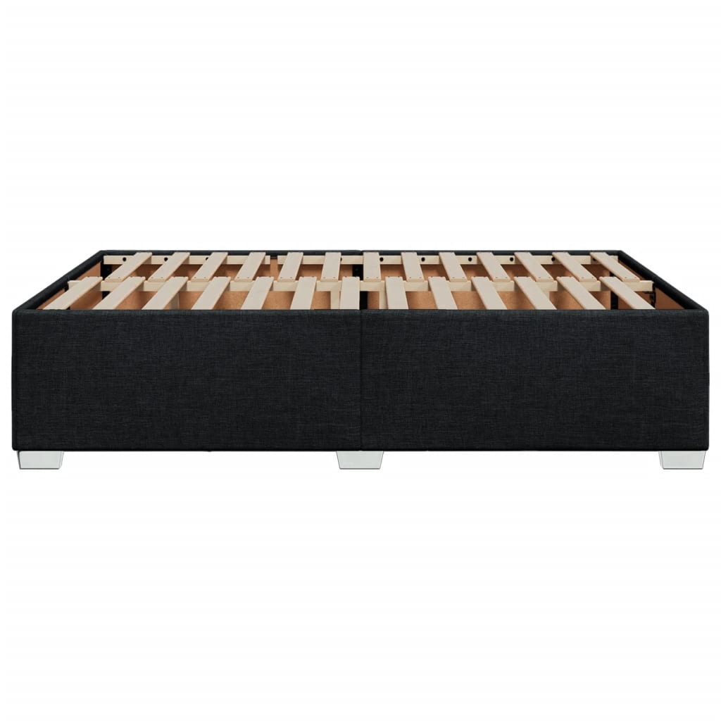 sengeramme uden madras 160x200 cm stof sort