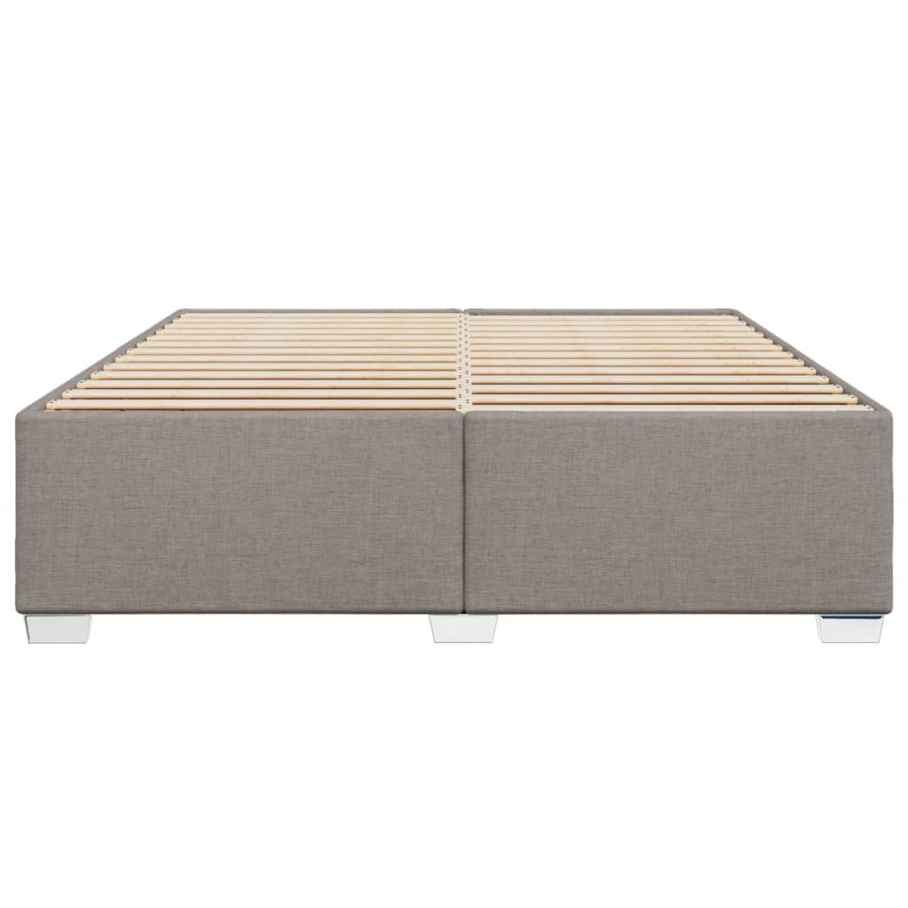 sengeramme uden madras 180x200 cm stof gråbrun