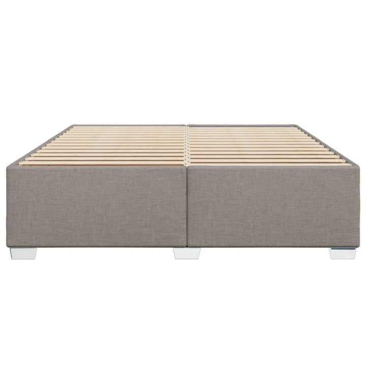 sengeramme uden madras 180x200 cm stof gråbrun