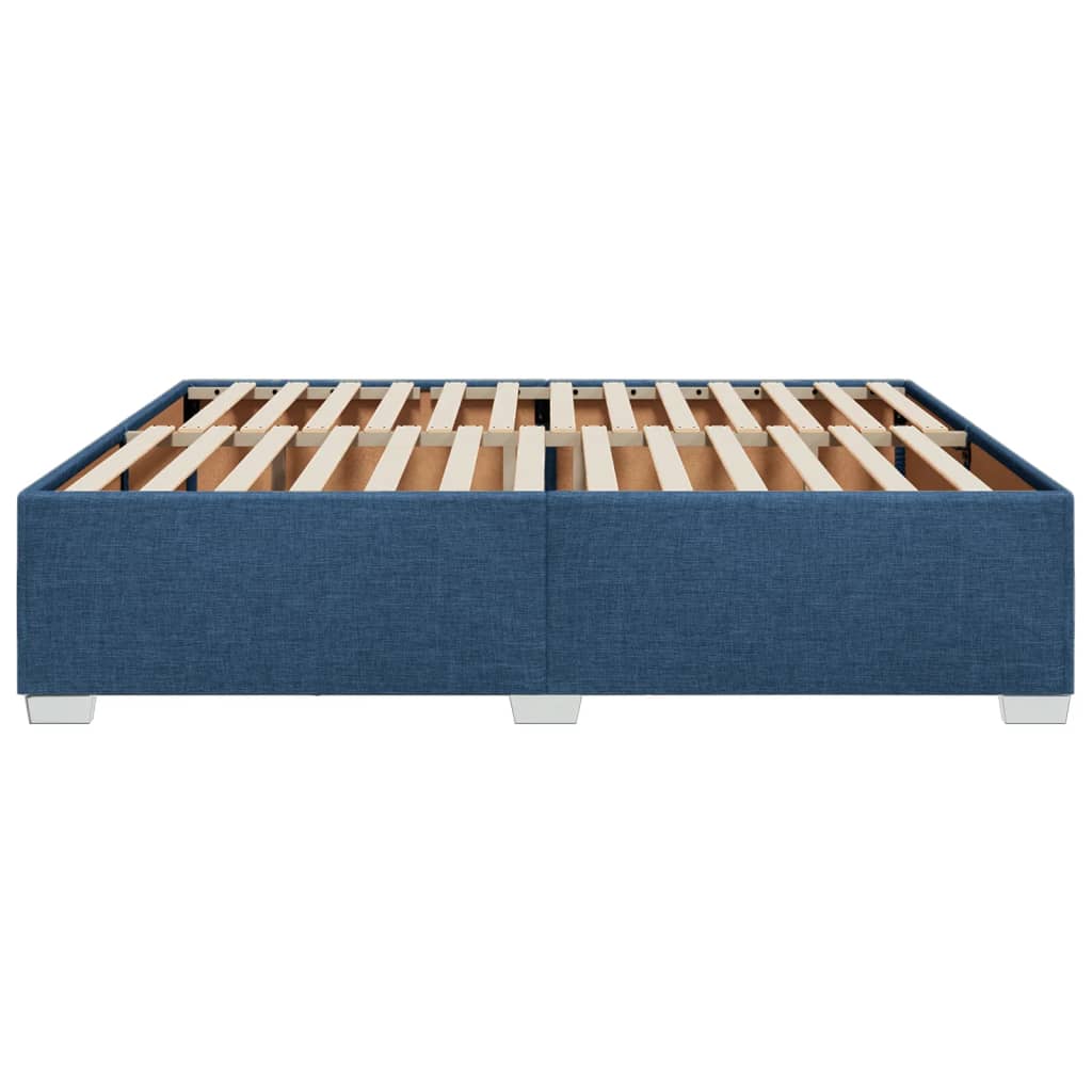 sengeramme uden madras 180x200 cm stof blå