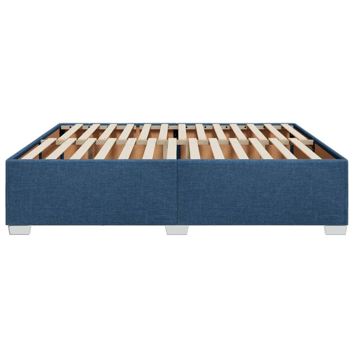 sengeramme uden madras 180x200 cm stof blå