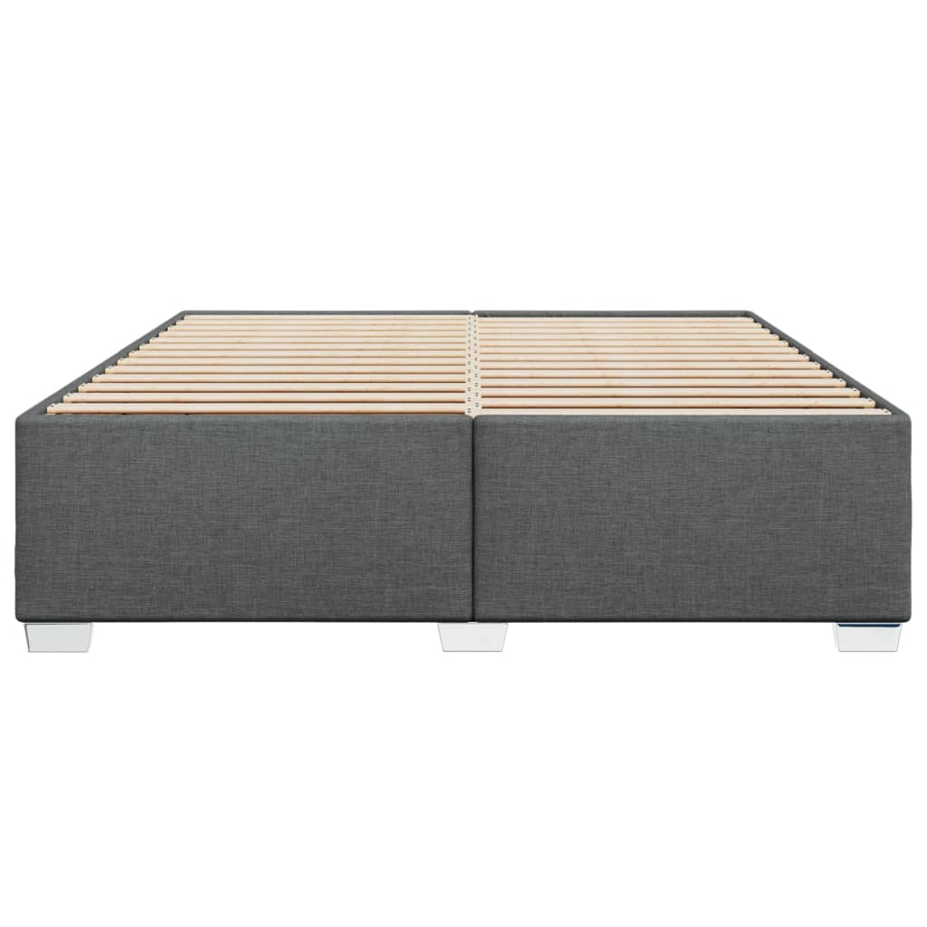 sengeramme uden madras 200x200 cm stof mørkegrå