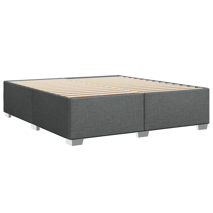 sengeramme uden madras 200x200 cm stof mørkegrå