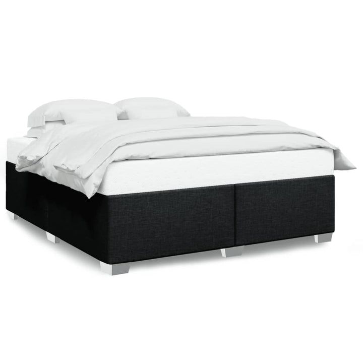 sengeramme uden madras 200x200 cm stof sort