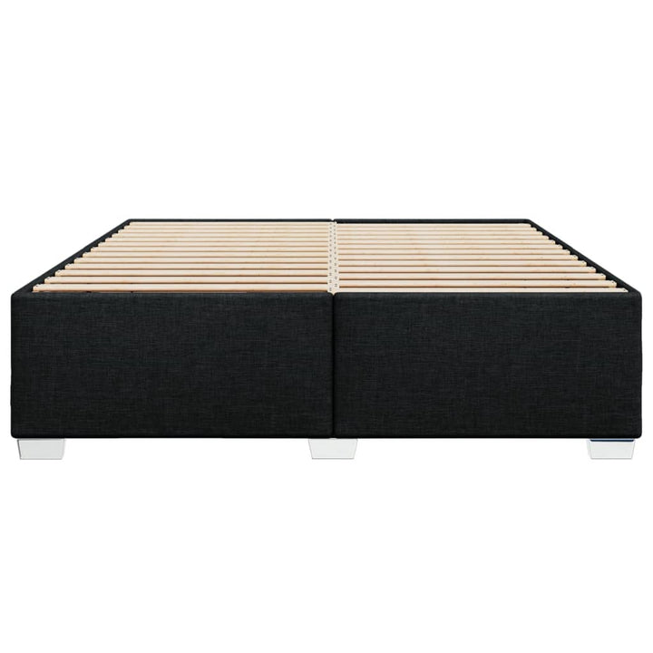 sengeramme uden madras 200x200 cm stof sort