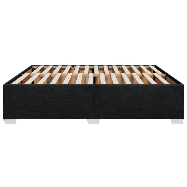 sengeramme uden madras 200x200 cm stof sort