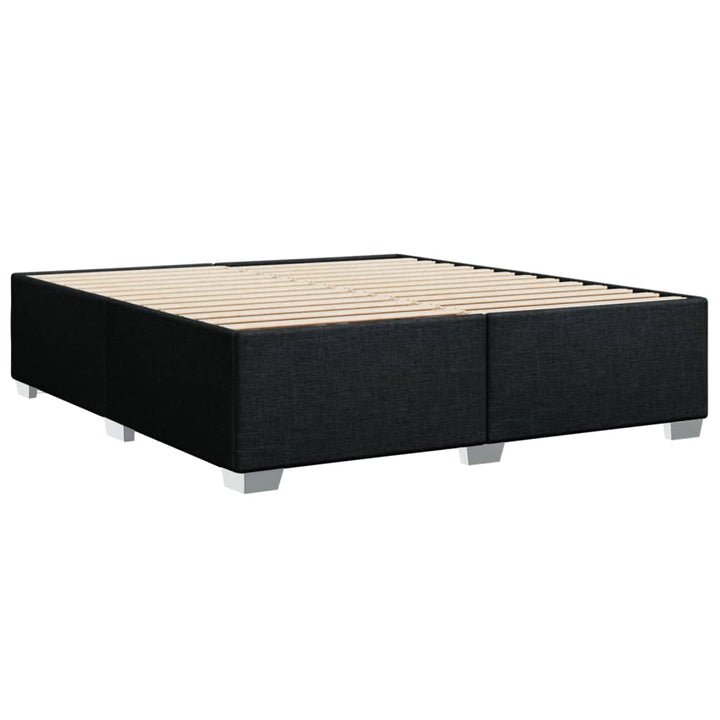 sengeramme uden madras 200x200 cm stof sort