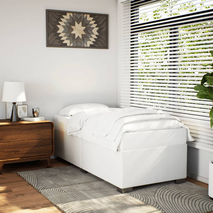 sengeramme 80x200 cm kunstlæder hvid
