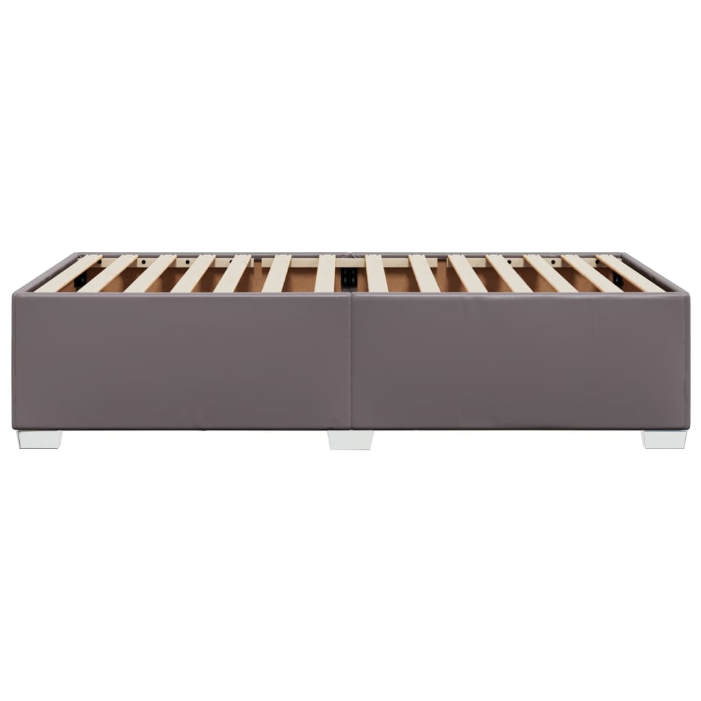 sengeramme 80x200 cm kunstlæder grå