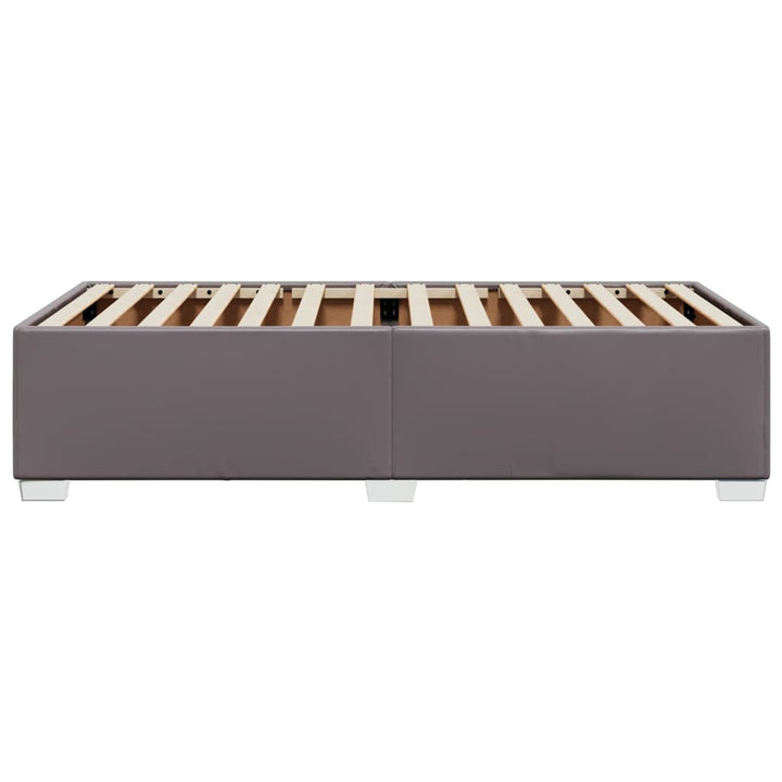sengeramme 80x200 cm kunstlæder grå