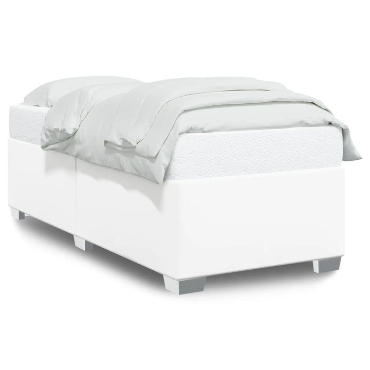 sengeramme 90x200 cm kunstlæder hvid