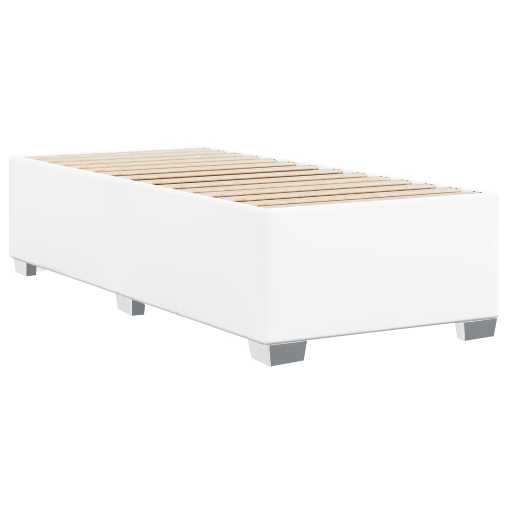 sengeramme 90x200 cm kunstlæder hvid