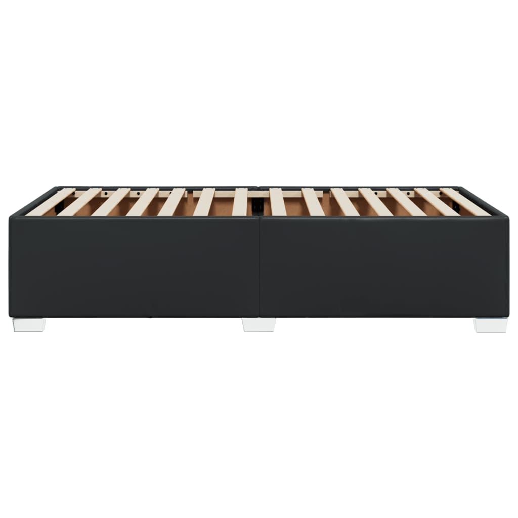 sengeramme 100x200 cm kunstlæder sort