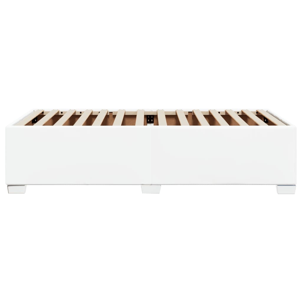 sengeramme 100x200 cm kunstlæder hvid