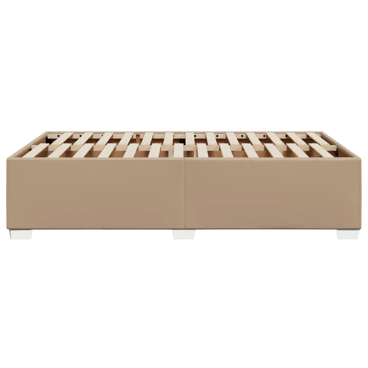sengeramme uden madras 120x190 cm cappuccino farvet