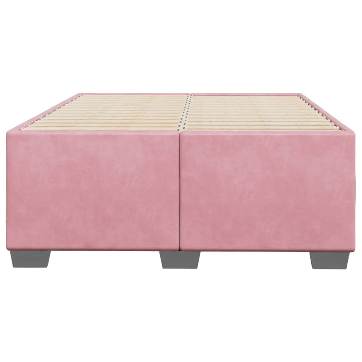 sengeramme 120x200 cm fløjl pink