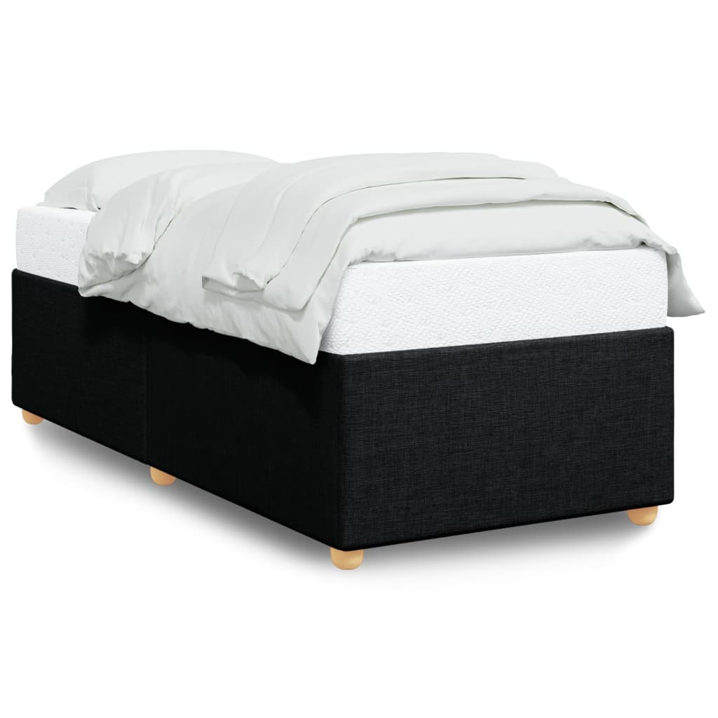 sengeramme uden madras 80x200 cm stof sort