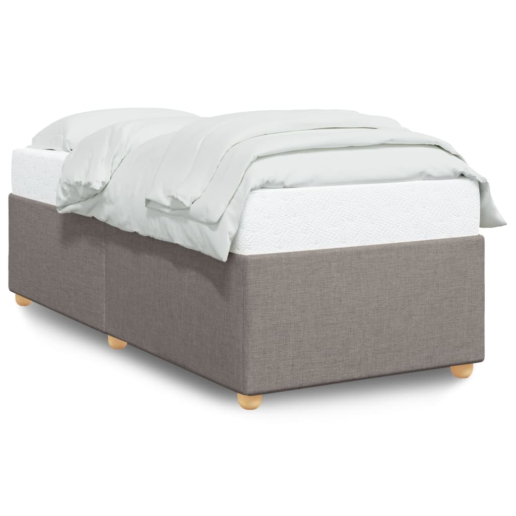 sengeramme uden madras 80x200 cm stof gråbrun